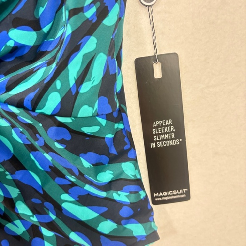Magicsuit $160 NWT Drew One Piece in‎ Animal Instinct 12 M L - Picture 11 of 14